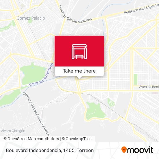 Boulevard Independencia, 1405 map