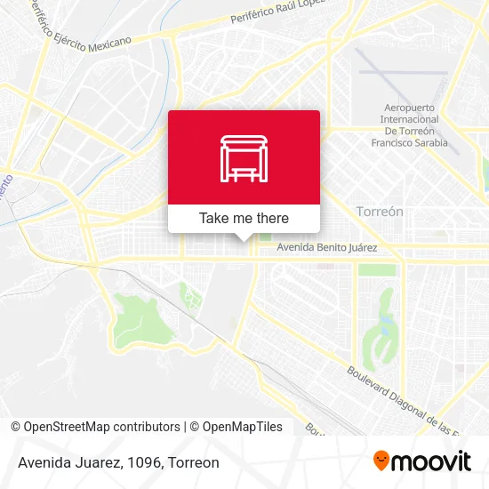 Avenida Juarez, 1096 map