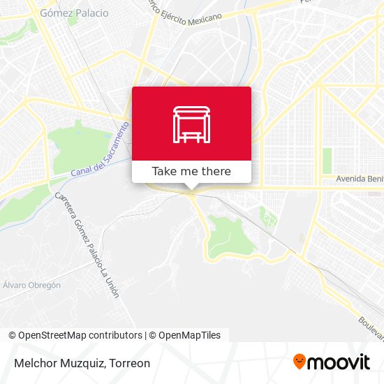 Mapa de Melchor Muzquiz