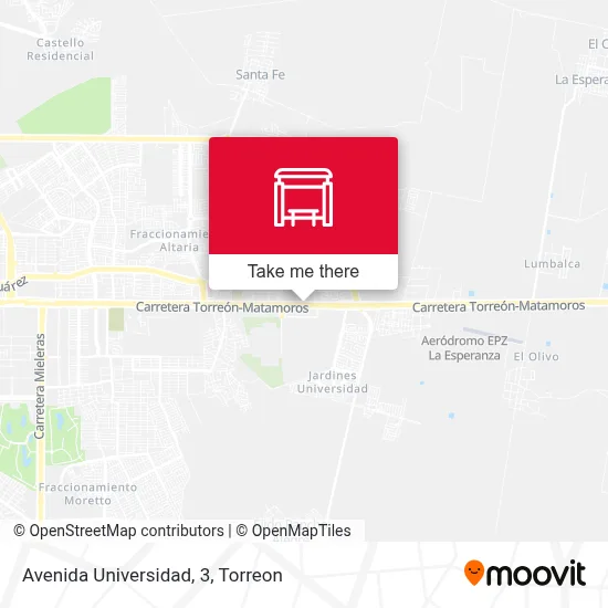 Avenida Universidad, 3 map