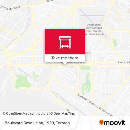 Mapa de Boulevard Revolución, 1999