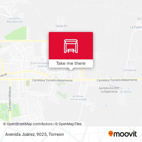 Mapa de Avenida Juárez, 9025