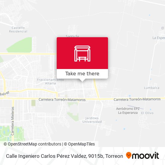 Mapa de Calle Ingeniero Carlos Pérez Valdez, 9015b
