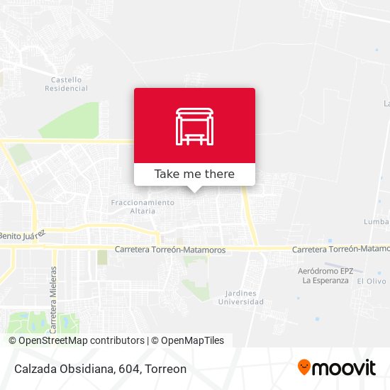 Mapa de Calzada Obsidiana, 604