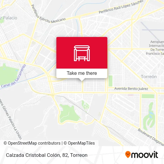 Mapa de Calzada Cristobal Colón, 82