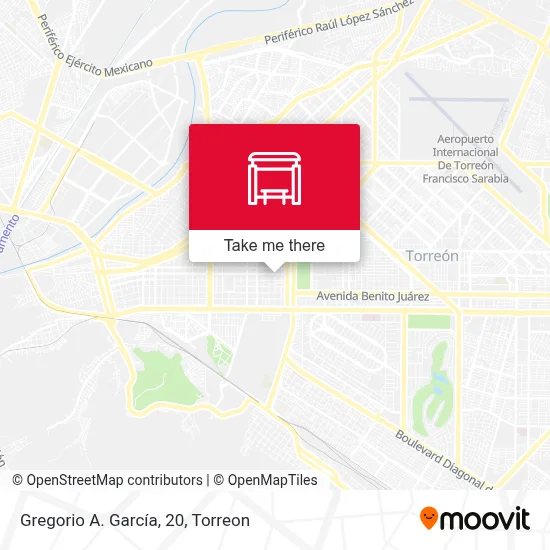 Gregorio A. García, 20 map