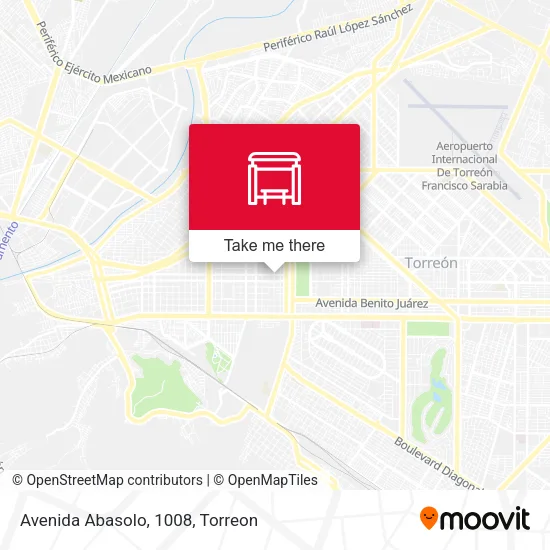 Avenida Abasolo, 1008 map