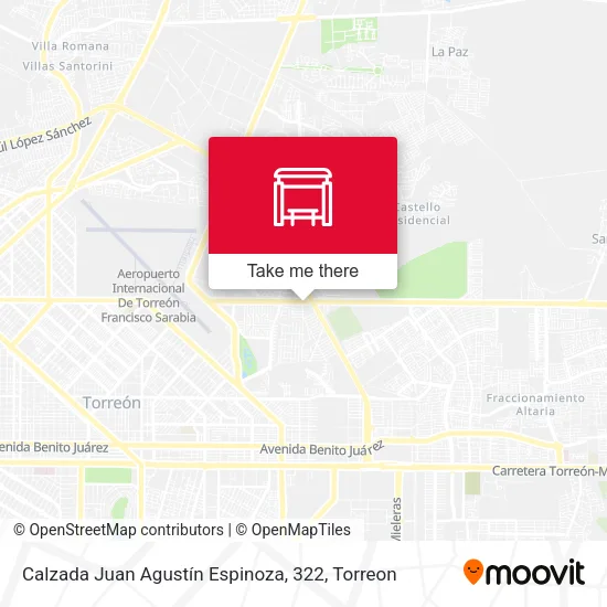 Mapa de Calzada Juan Agustín Espinoza, 322