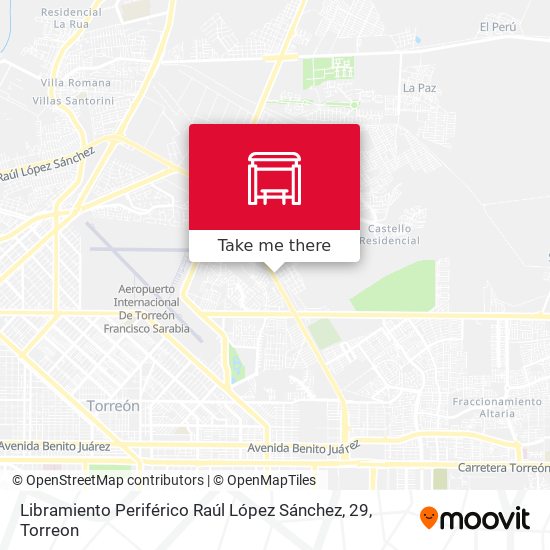 Mapa de Libramiento Periférico Raúl López Sánchez, 29