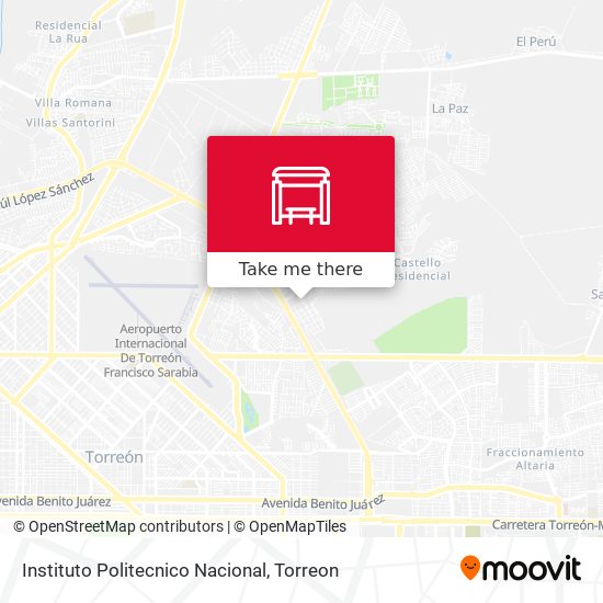 Instituto Politecnico Nacional map