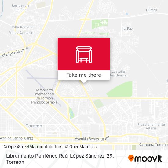 Libramiento Periférico Raúl López Sánchez, 29 map