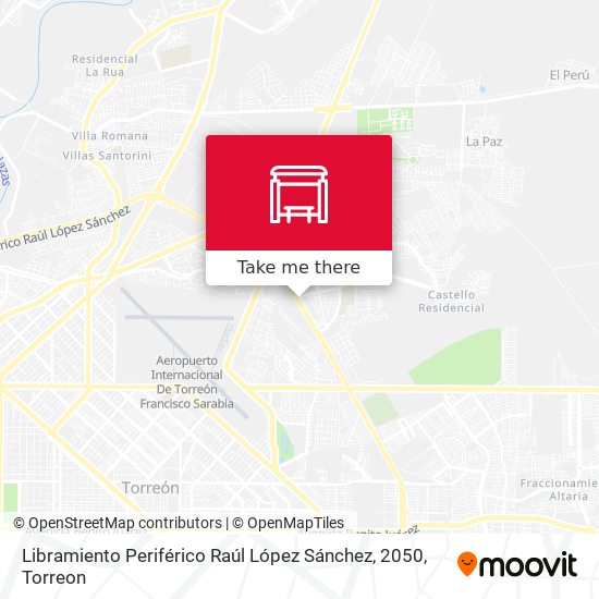 Libramiento Periférico Raúl López Sánchez, 2050 map