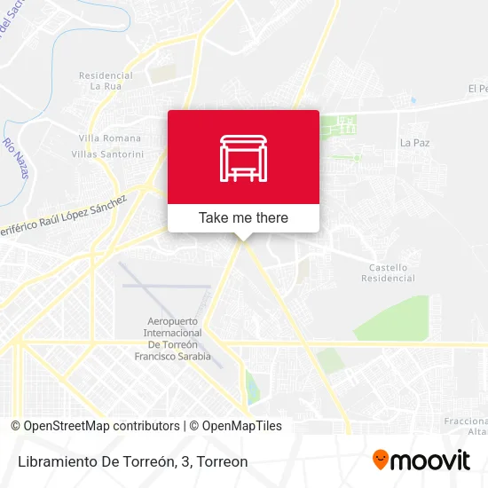Mapa de Libramiento De Torreón, 3
