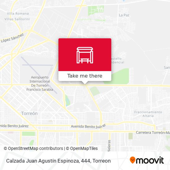 Calzada Juan Agustín Espinoza, 444 map