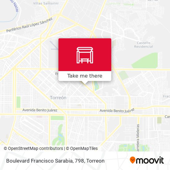 Boulevard Francisco Sarabia, 798 map