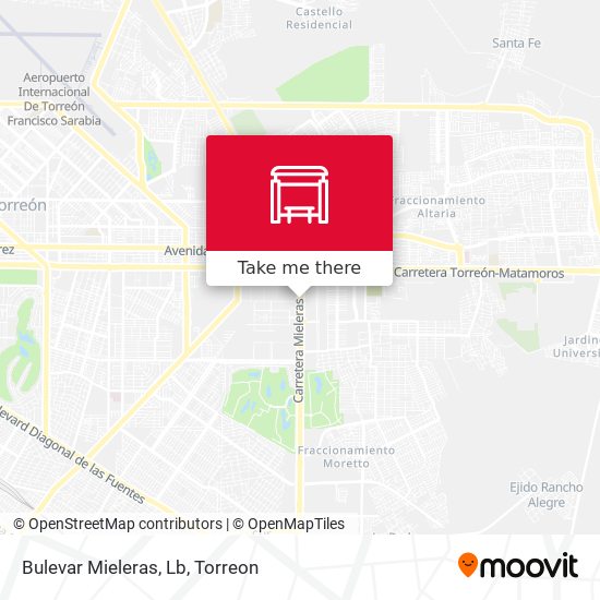 Mapa de Bulevar Mieleras, Lb