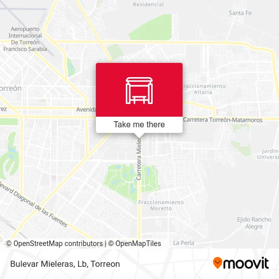 Bulevar Mieleras, Lb map