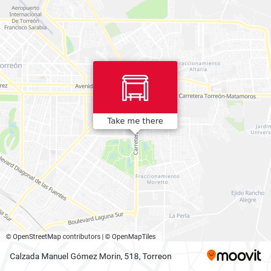 Mapa de Calzada Manuel Gómez Morin, 518