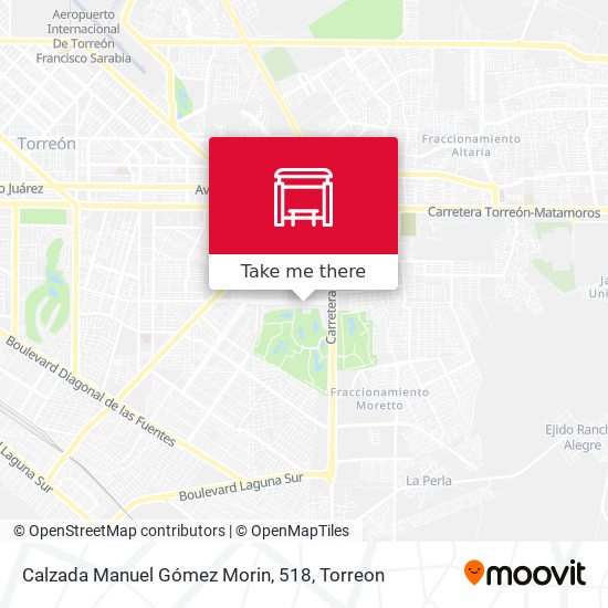 Calzada Manuel Gómez Morin, 518 map