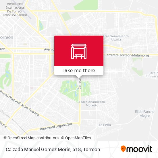 Mapa de Calzada Manuel Gómez Morin, 518