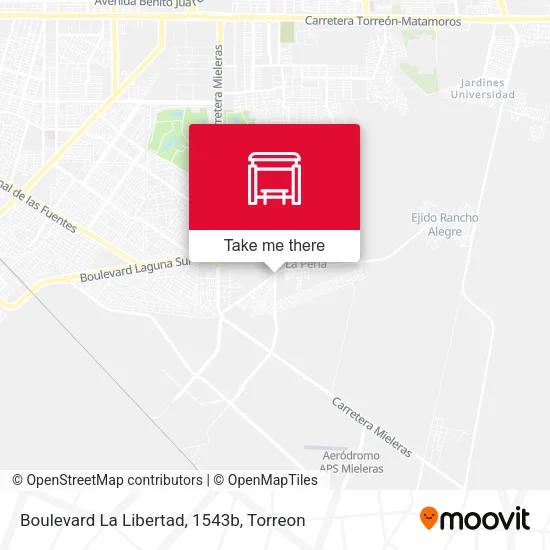 Mapa de Boulevard La Libertad, 1543b