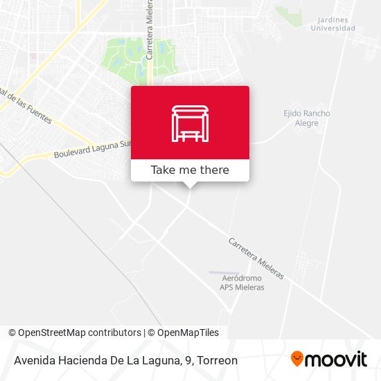 Mapa de Avenida Hacienda De La Laguna, 9