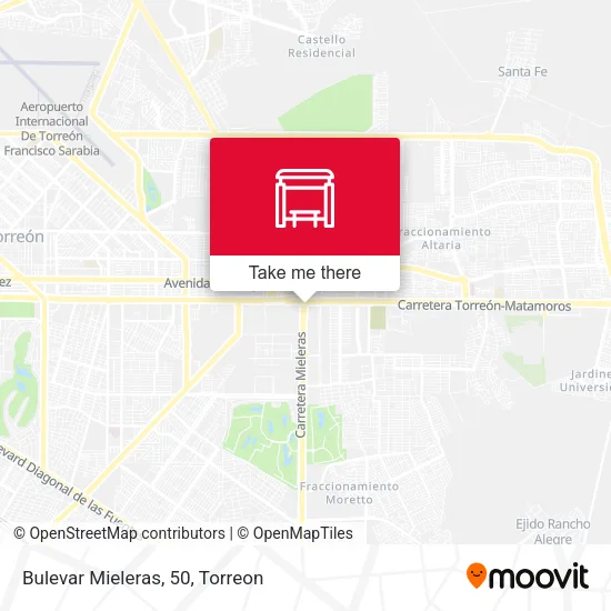Mapa de Bulevar Mieleras, 50