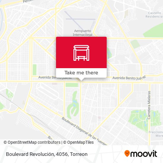 Mapa de Boulevard Revolución, 4056