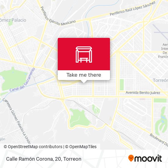 Mapa de Calle Ramón Corona, 20