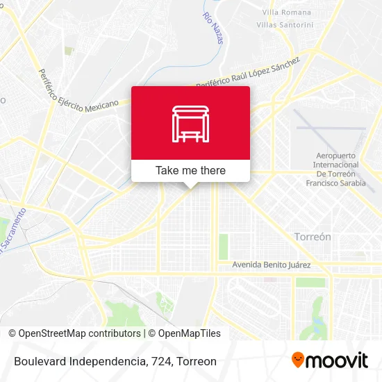 Mapa de Boulevard Independencia, 724