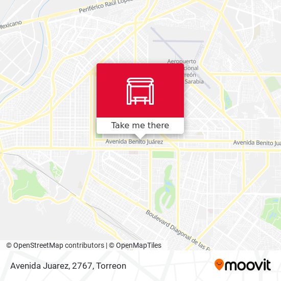 Mapa de Avenida Juarez, 2767