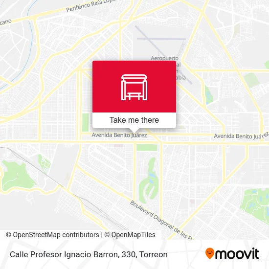 Mapa de Calle Profesor Ignacio Barron, 330