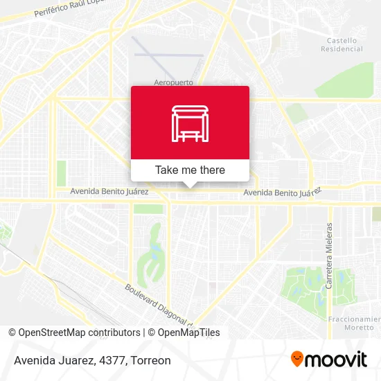 Avenida Juarez, 4377 map