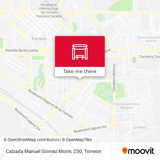 Calzada Manuel Gómez Morin, 230 map