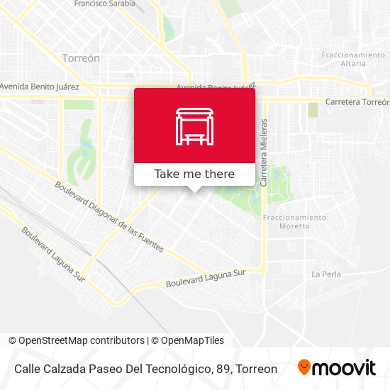 Calle Calzada Paseo Del Tecnológico, 89 map