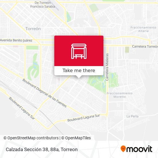 Mapa de Calzada Sección 38, 88a
