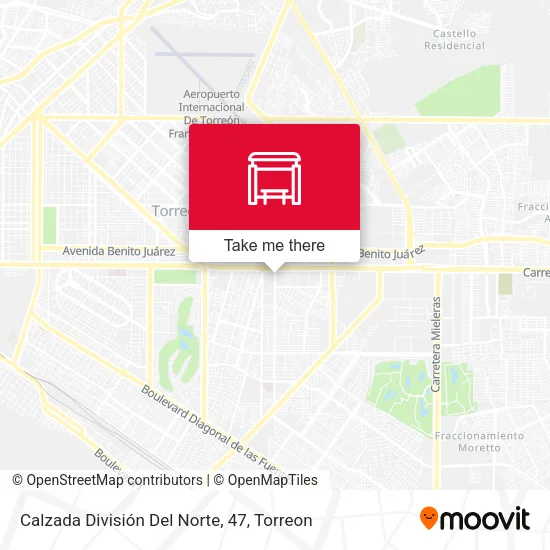 Mapa de Calzada División Del Norte, 47