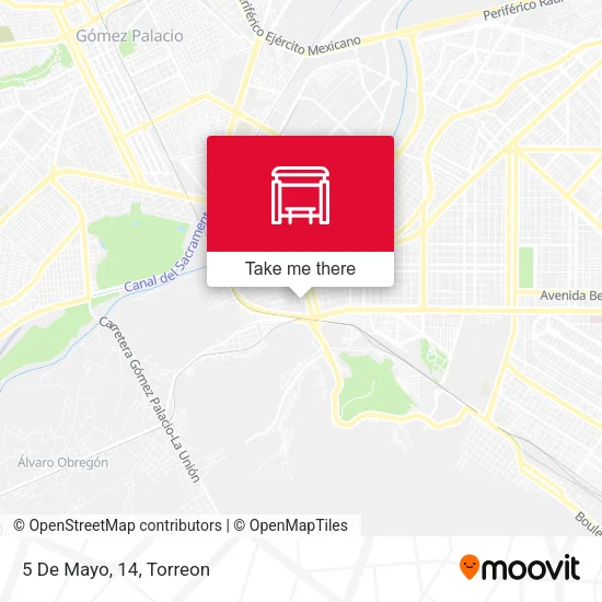 Mapa de 5 De Mayo, 14