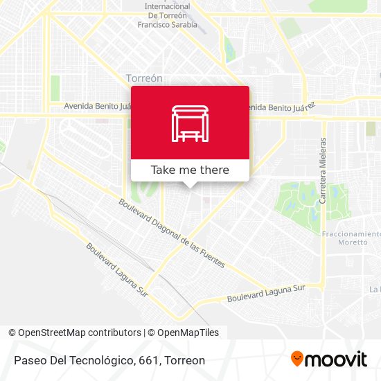 Paseo Del Tecnológico, 661 map
