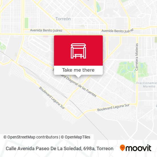 Calle Avenida Paseo De La Soledad, 698a map