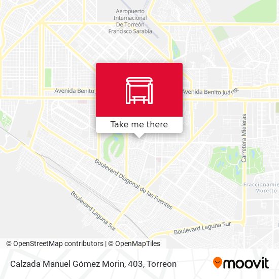 Mapa de Calzada Manuel Gómez Morin, 403