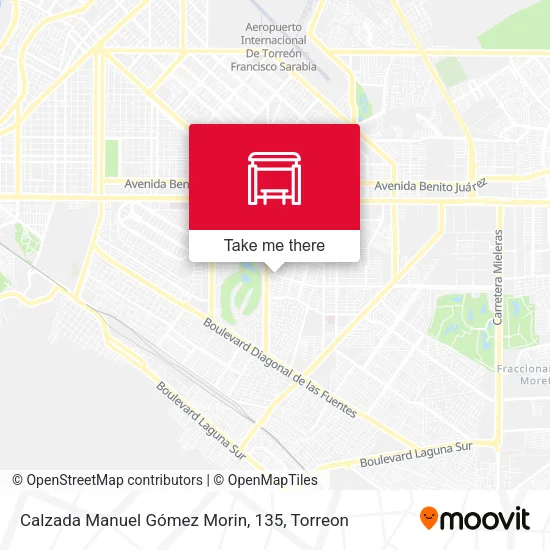 Mapa de Calzada Manuel Gómez Morin, 135