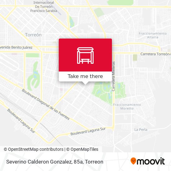 Severino Calderon Gonzalez, 85a map