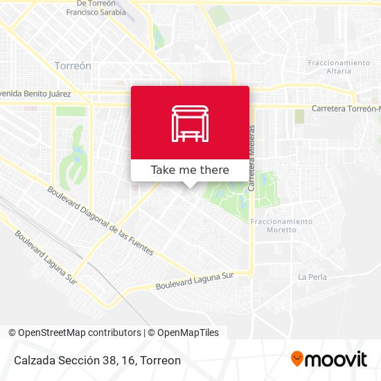 Mapa de Calzada Sección 38, 16