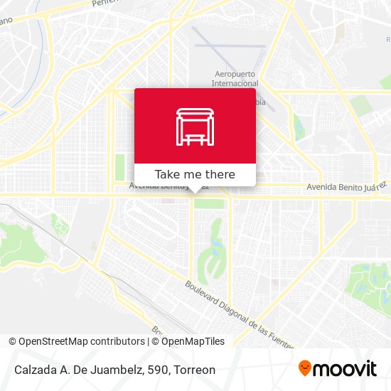 Calzada A. De Juambelz, 590 map