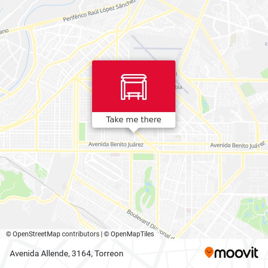 Mapa de Avenida Allende, 3164