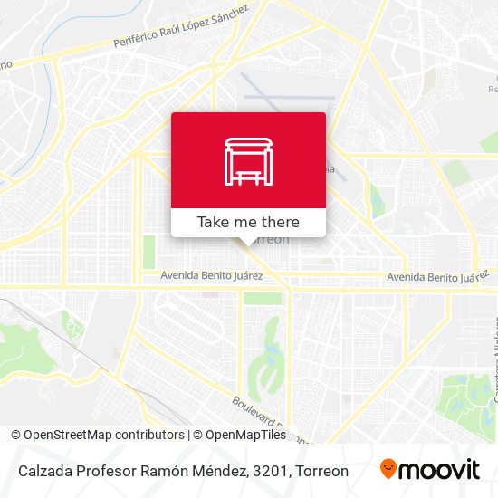 Calzada Profesor Ramón Méndez, 3201 map