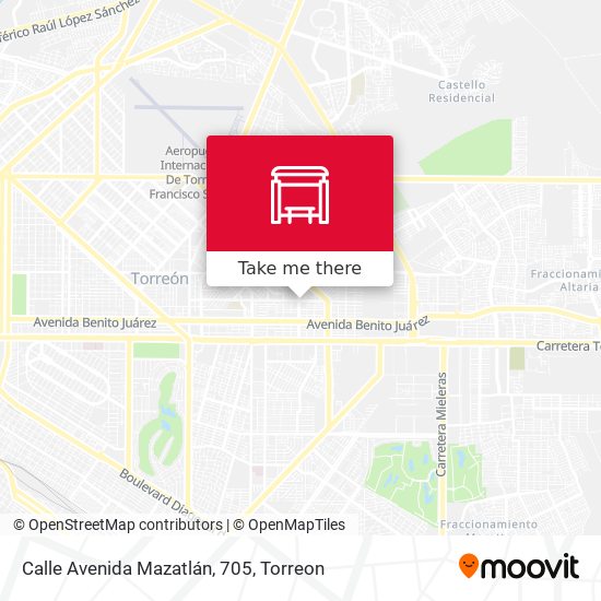 Calle Avenida Mazatlán, 705 map