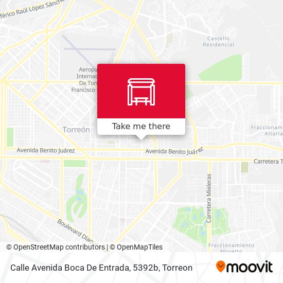 Calle Avenida Boca De Entrada, 5392b map