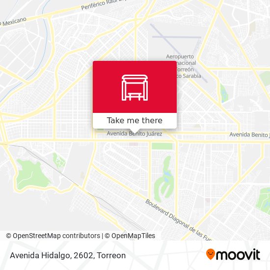 Mapa de Avenida Hidalgo, 2602